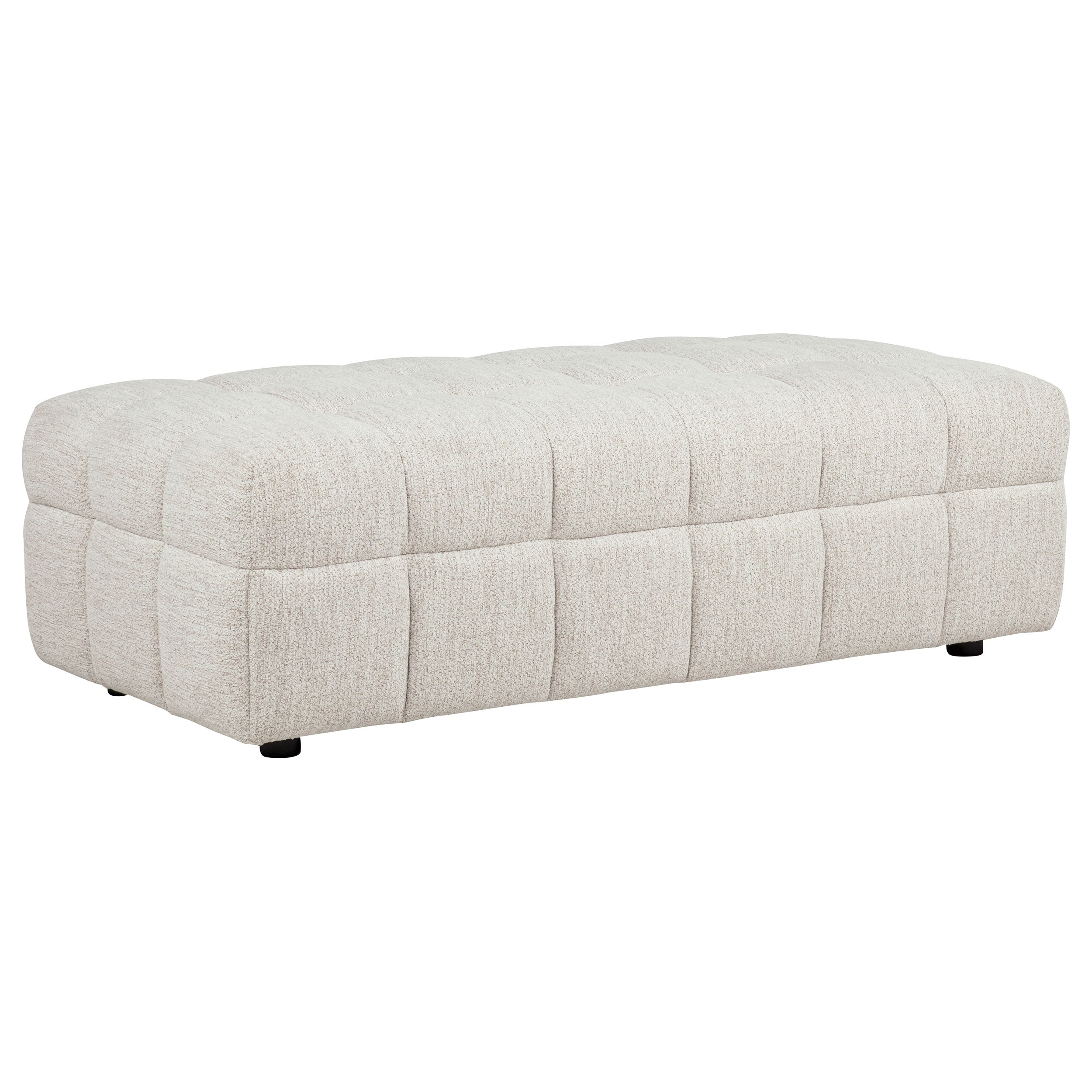 Amara Upholstered Ottoman — view 1