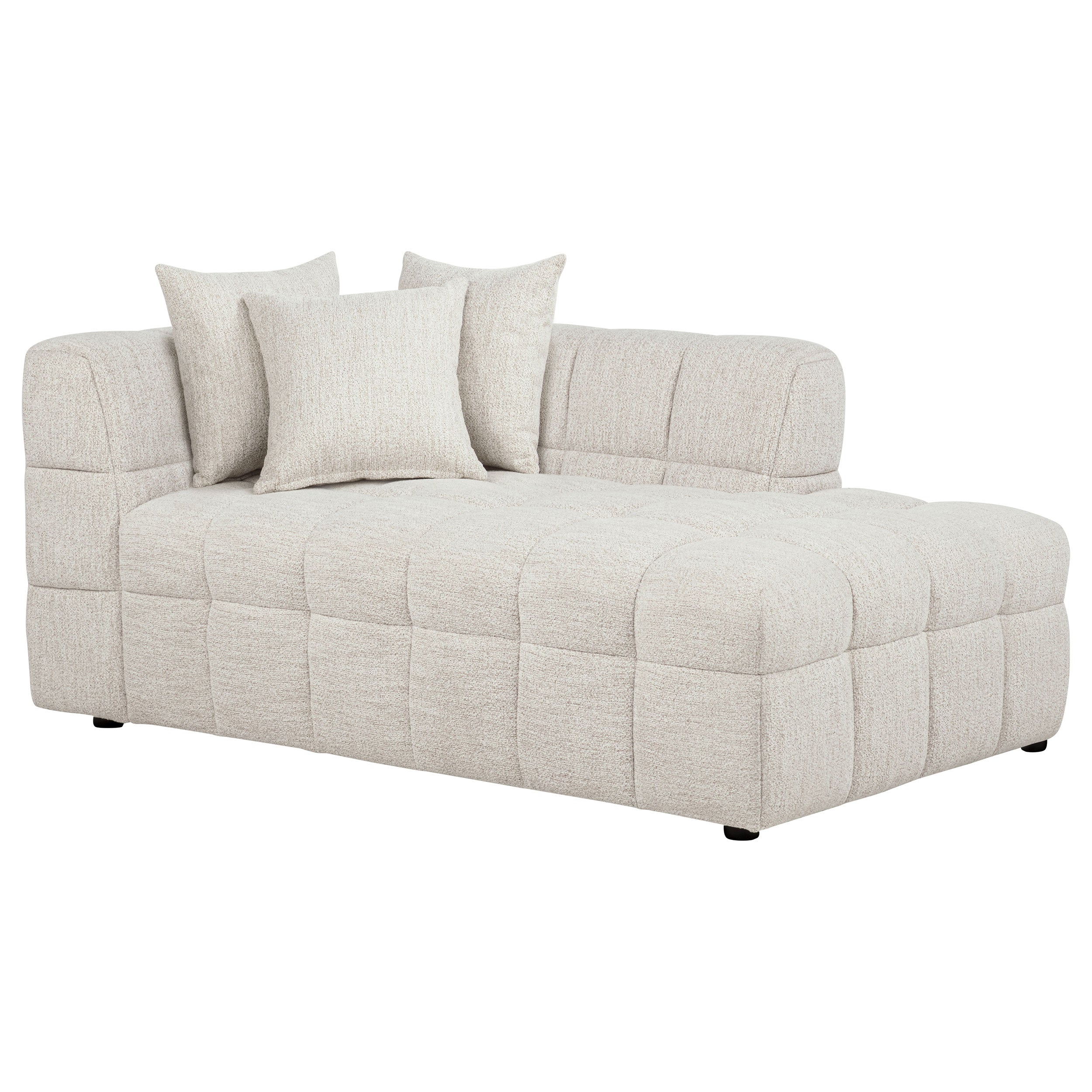 Amara Upholstered RAF Chaise — view 1
