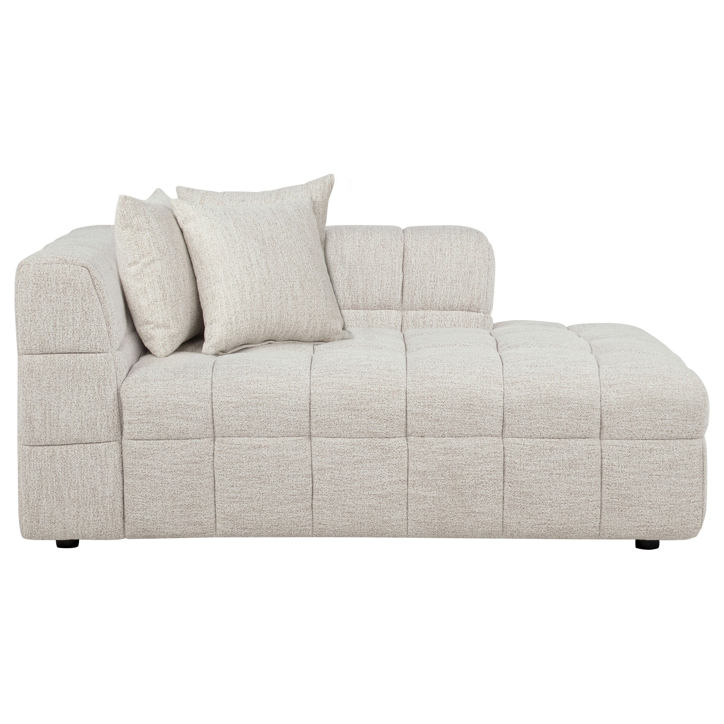 Amara Upholstered RAF Chaise — view 4