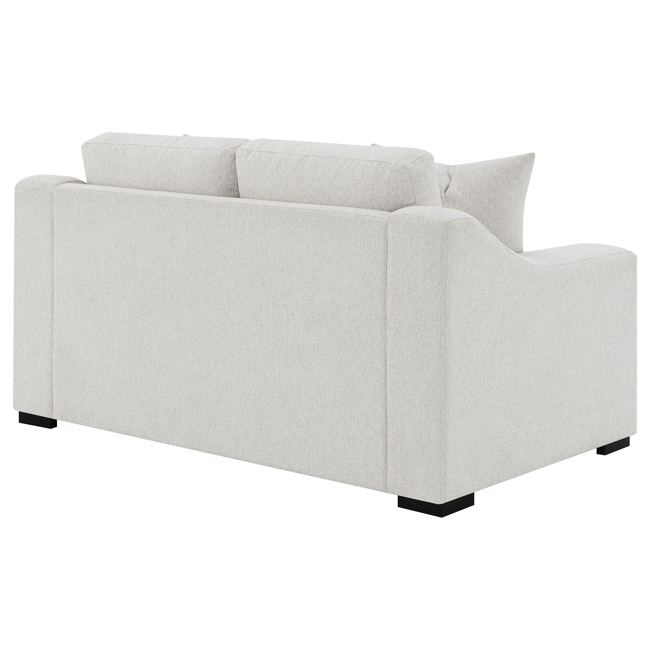 Ashlyn 2-piece Upholstered Track Arm Sofa Set Sand — view 6