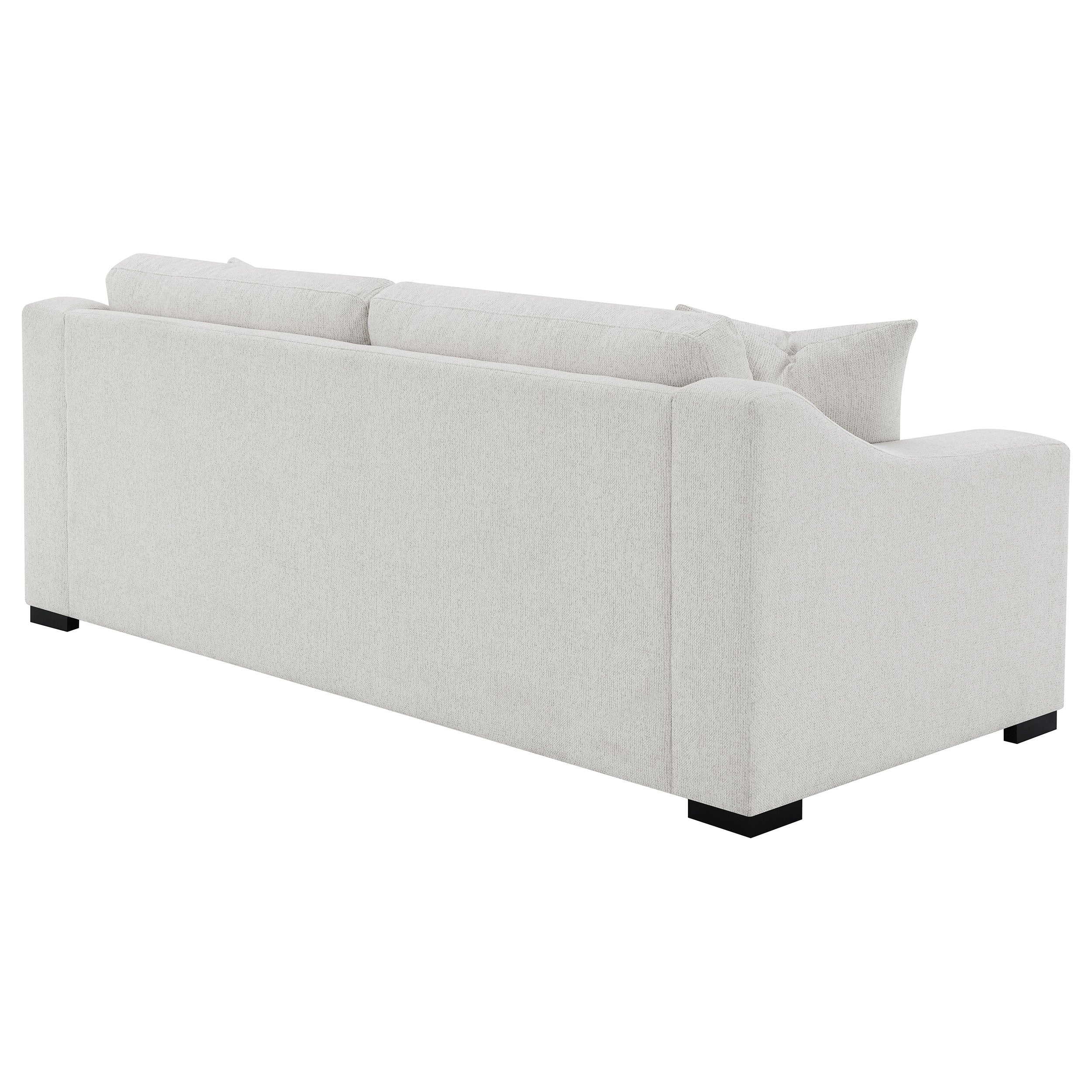 Ashlyn Fabric Upholstered Track Arm Sofa Sand — view 7