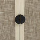 Rattan 4 Door Cabinet, Suitable For Bedroom - Natural