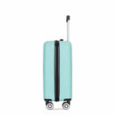 4 Piece Lightweight Suitcase, Makeup Box, Aircraft Wheels