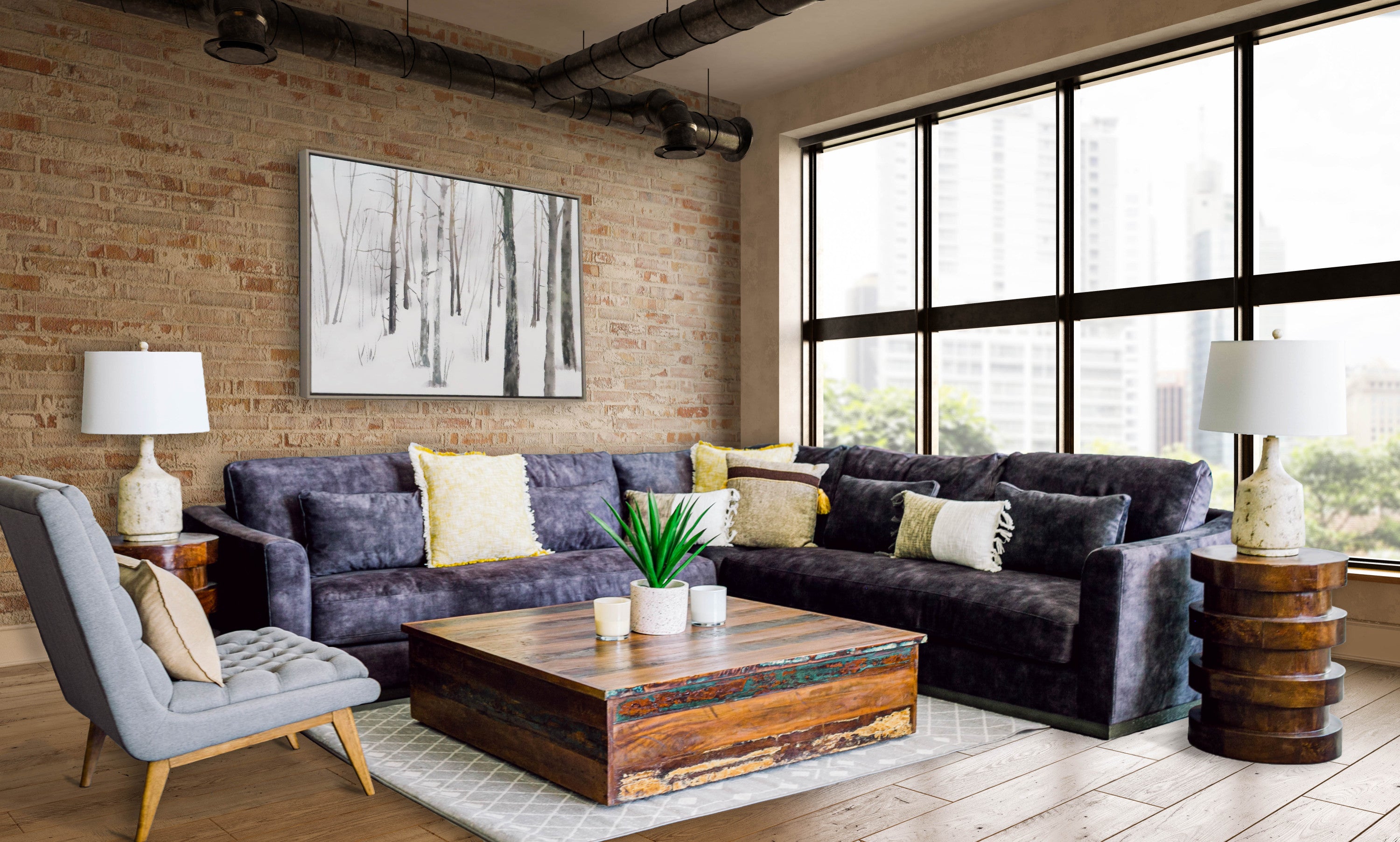 Mila Grey Sectional