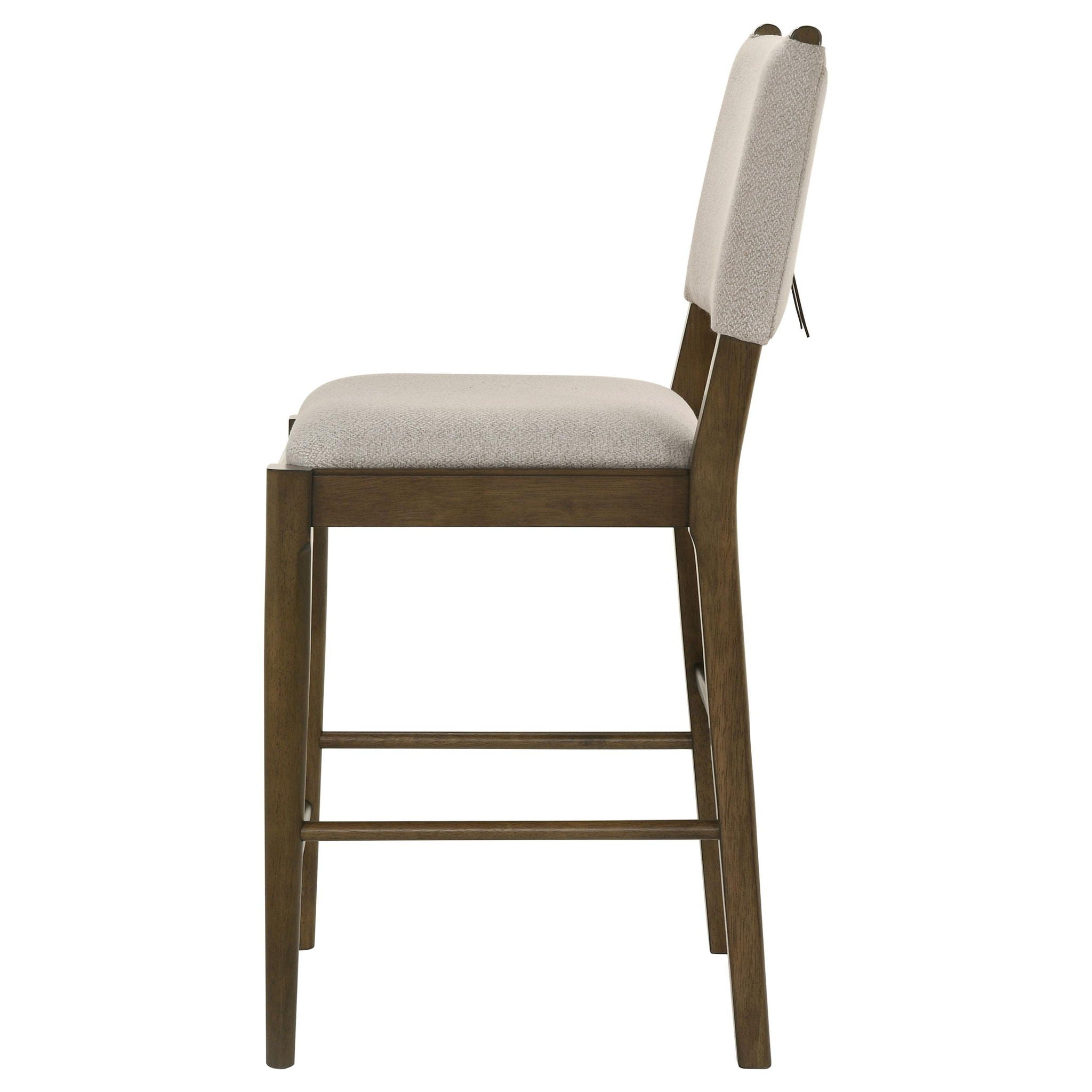 Ottowa Upholstered Counter Side Chair Brown (Set of 2) - Atlantic Fine Furniture Melbourne FL