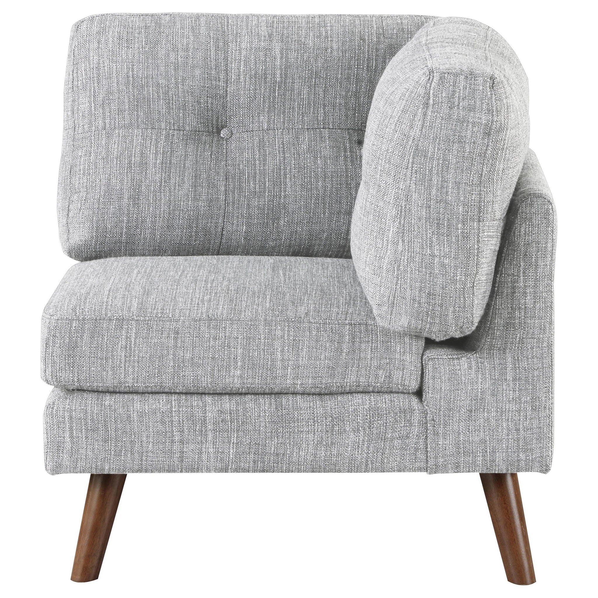 Churchill Upholstered Corner Chair Grey
