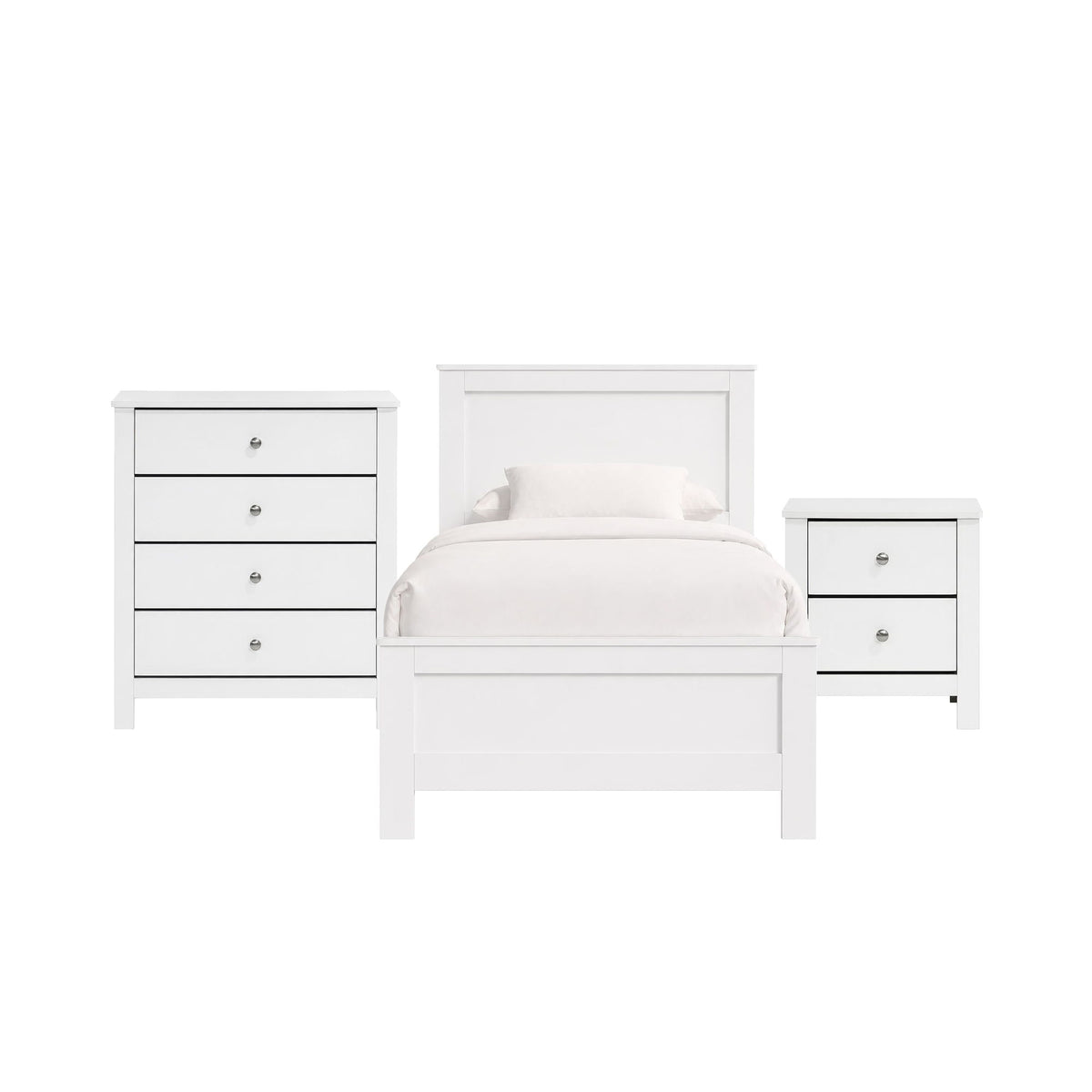 Sami Youth Panel Bedroom Set in Dark Brown by Elements International, view 6