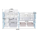 Kids Toy Storage Organizer With 2 Tier Bookshelf, Toy Storage With 12 Bins