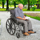 Heavy-Duty Manual Wheelchair For Adults With Double X Force Support