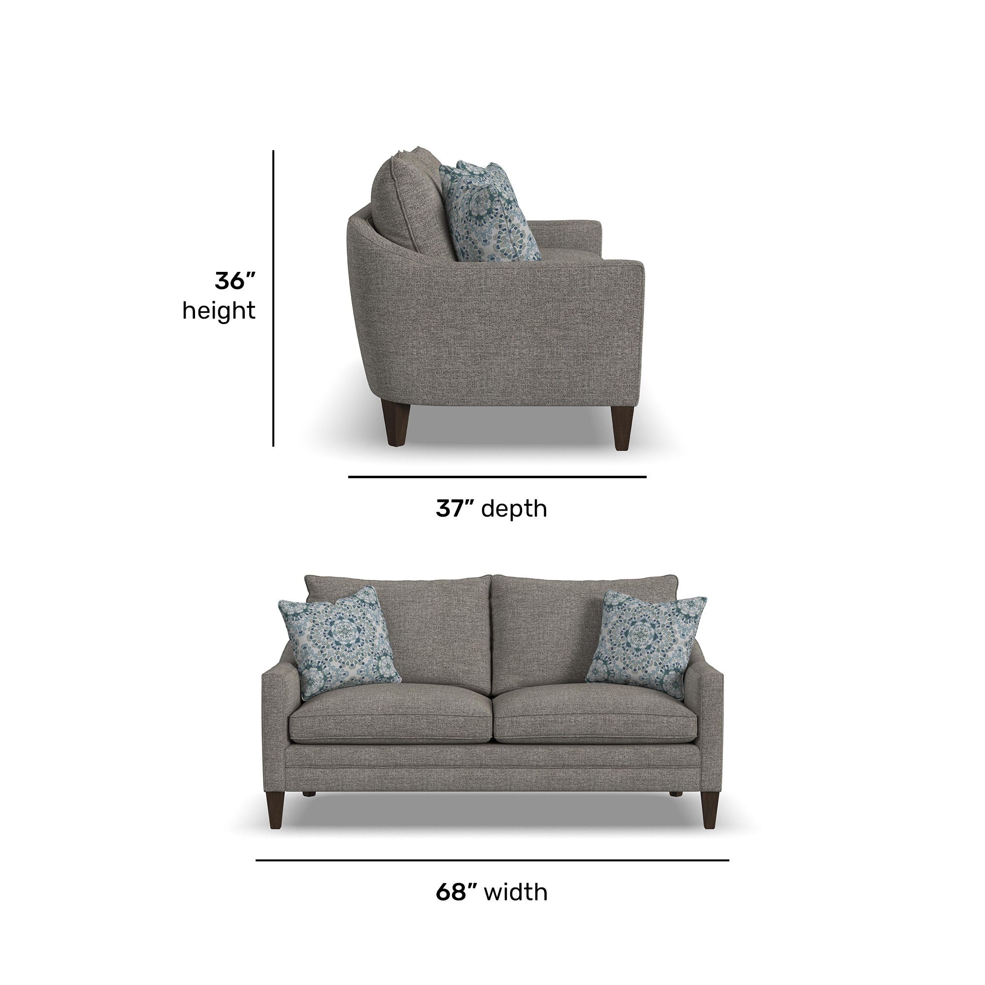 Eleanora - Loveseat With Legs
