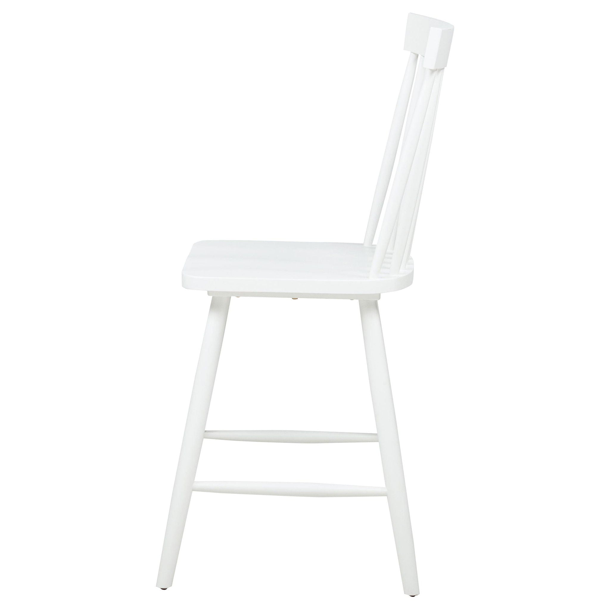 Andrews Windsor Counter Height Dining Side Chair White (Set of 2) - Atlantic Fine Furniture Melbourne FL