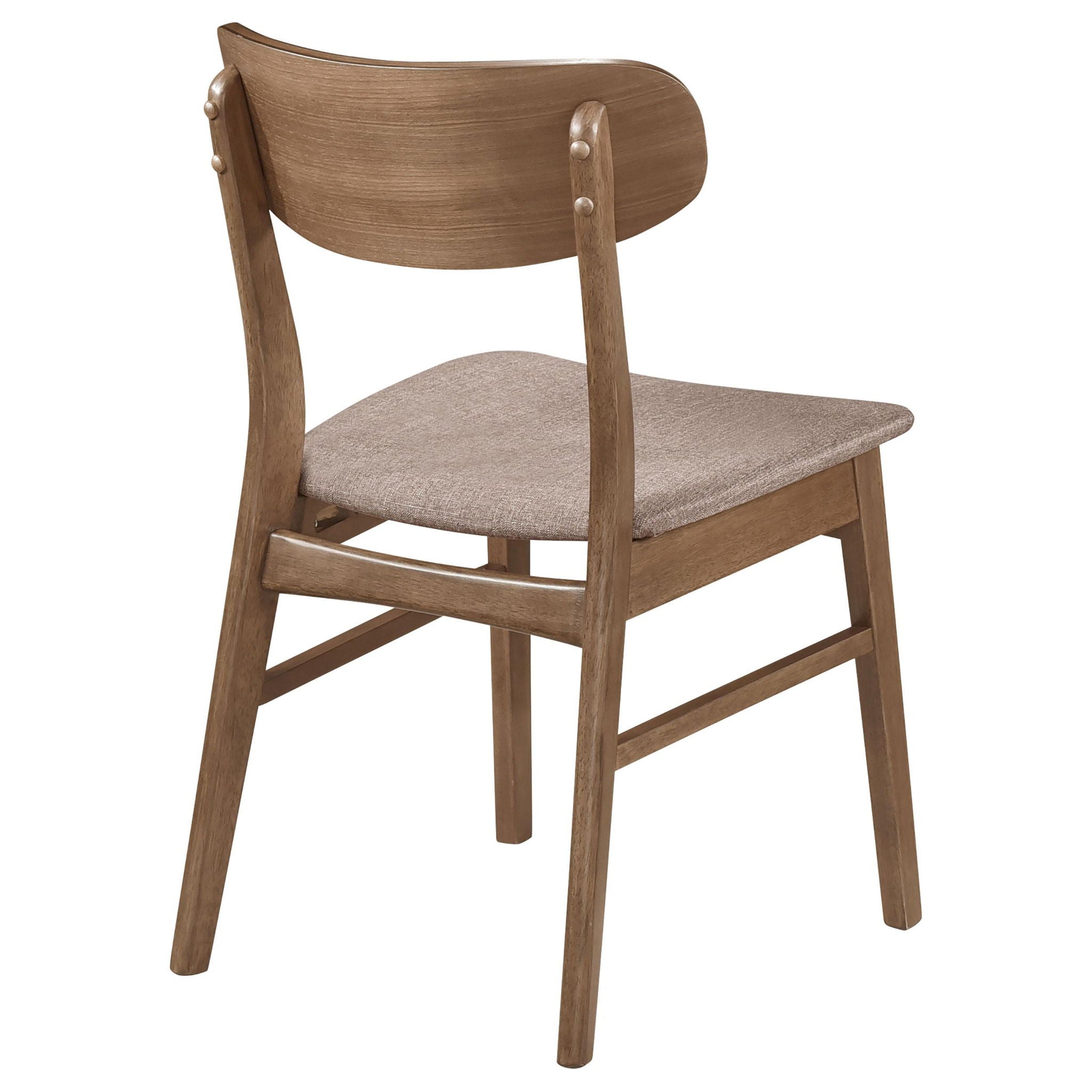 Dortch Dining Side Chair Walnut and Brown (Set of 2) - Atlantic Fine Furniture Melbourne FL