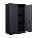 Metal Storage Cabinet With Locking Doors And Adjustable Shelf, Folding Filing Storage Cabinet, Folding Storage Locker Cabinet For Home Office, School, Garage