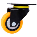 Heavy Duty Furniture Dolly Trolley Car, Aluminum Frame With 3" Tpu Professional Casters, Brake Option