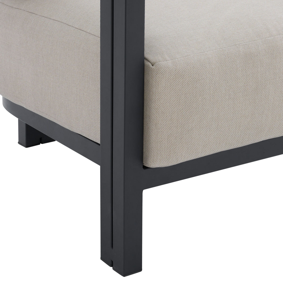 Playa Sofa With 2 Pillows in Dark Gray / Beige by Elements International, view 5