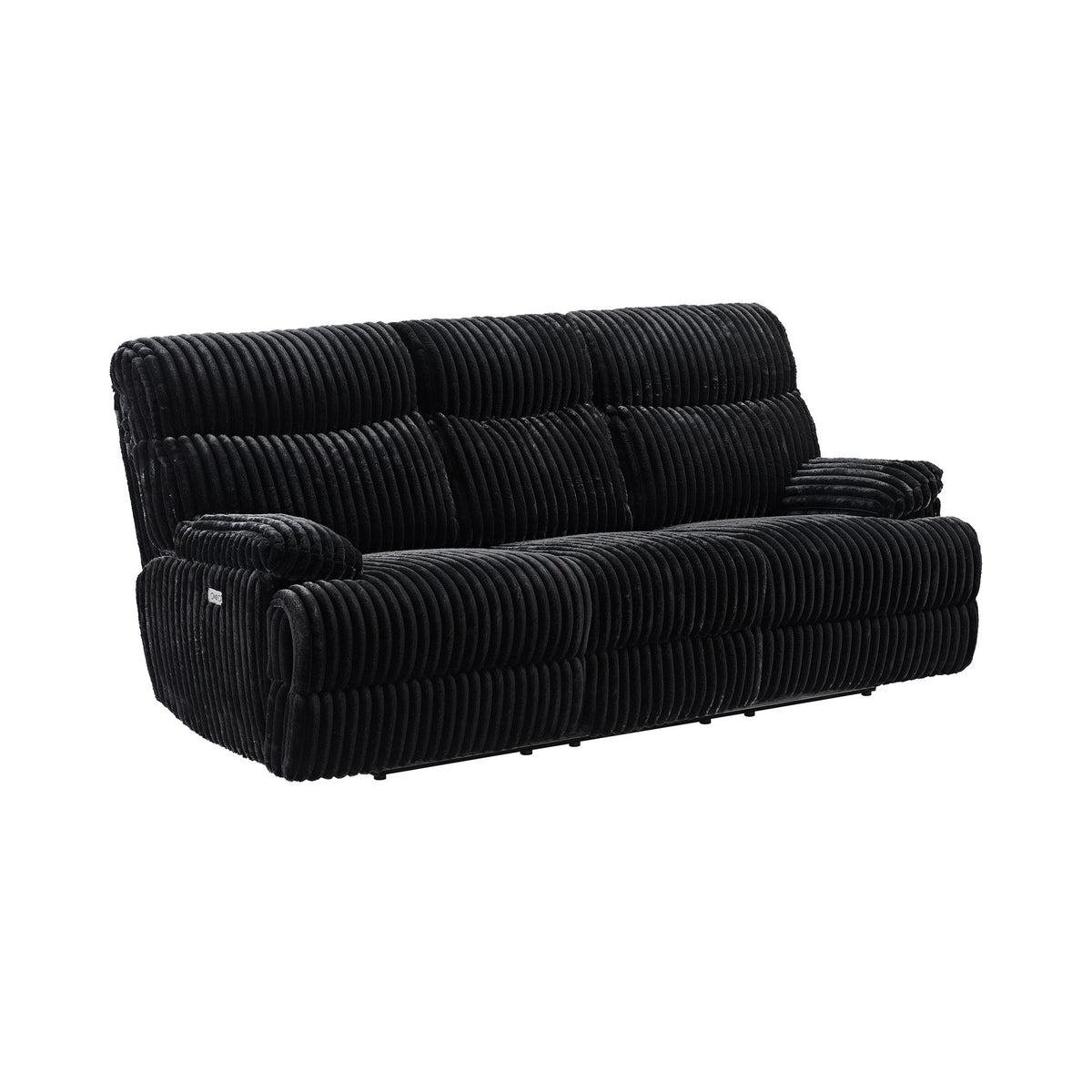 Admiral Power Motion Living Room Set in Black by Elements International, view 6