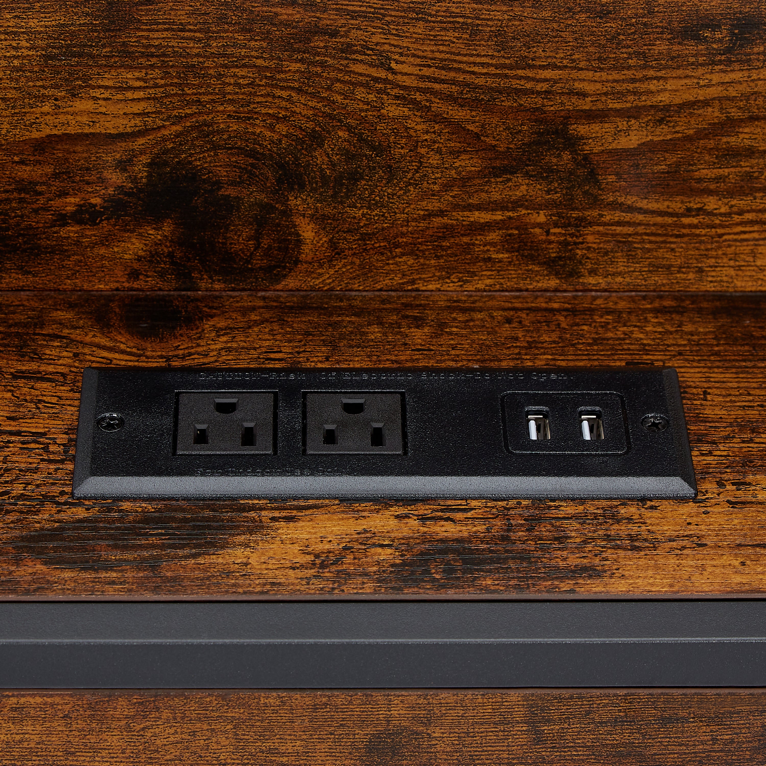 Bed frame with charging station queen size,87.80'' L x 61.80'' W x 39.2'' H