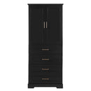 Freestanding Bathroom Cabinet With 3 Drawers, Adjustable Shelf, Soft Close Doors