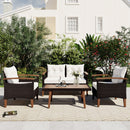 4 Piece Garden Furniture, Patio Seating Set