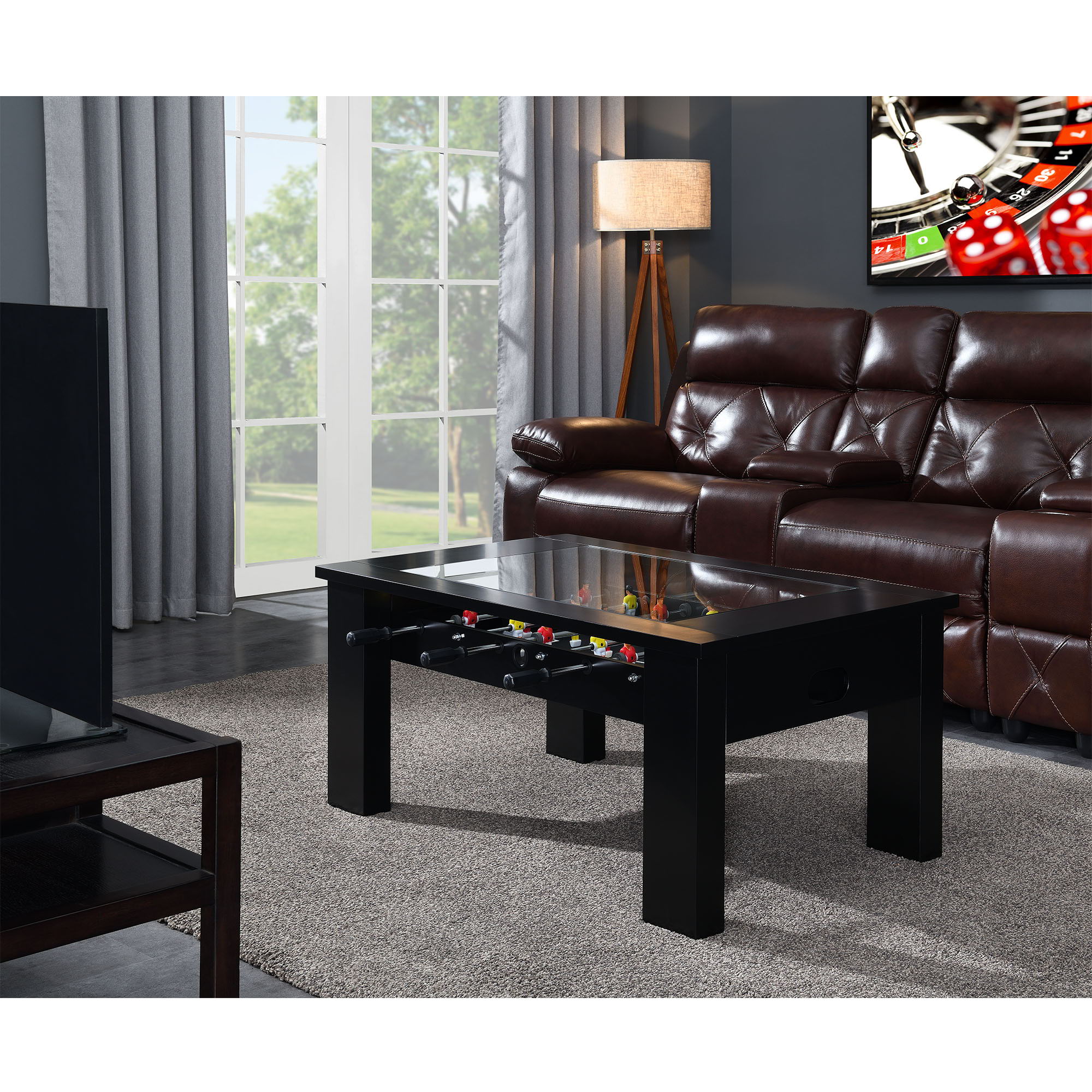 Giga Foosball Table (Ssg-110601) in Black by Elements International, view 7
