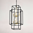 8 Light Lantern Chandelier Lighting, Entryway Chandeliers For High Ceilings, Chandeliers For Dining Room, Foyer, Entry, Staircase, Hallway, Height Adjustable (E12 Bulbs Not Included)