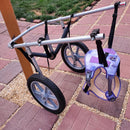 Universal 12" Spoked Plastic Wheel And Tire For Lawn Mowers & Trolley Carts, 10 Pack - Black