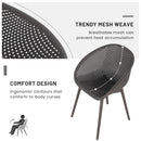 2 Pack Lounge Chair Set & Folding Square Table