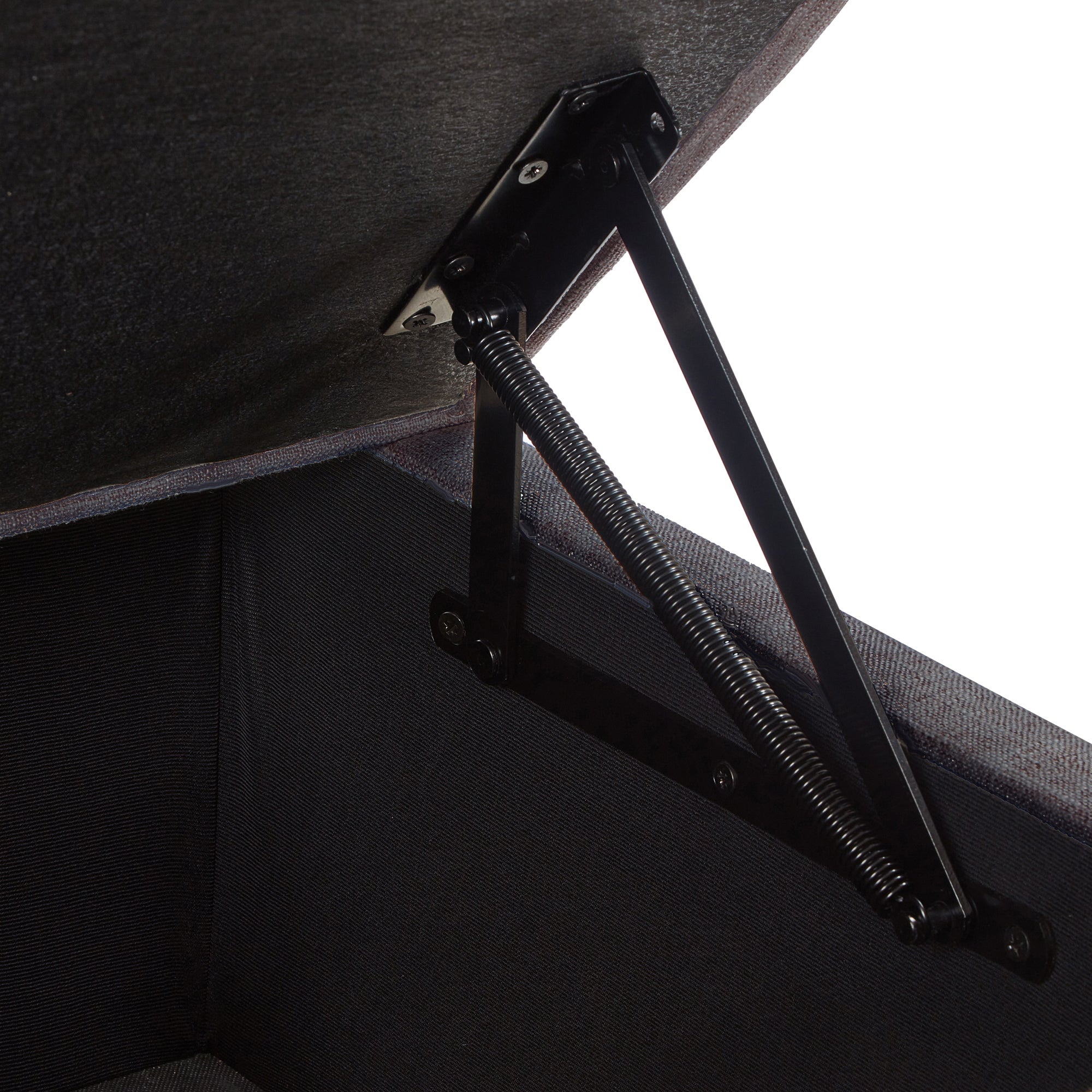 Modern Large Comfort Sofa Ottoman with Storage, Modular Sectional Storage Ottoman With Wheels For Living Room,Lounge Ottoman, Couch Storage Ottoman ,Large Storage Ottoman Bench-Charcoal Grey