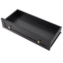 Freestanding Tall Bathroom Cabinet With Adjustable Shelves, Drawers, Soft Close Glass Doors