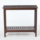 Workstation For Garden Balcony Garage, Acacia Console Potting Table