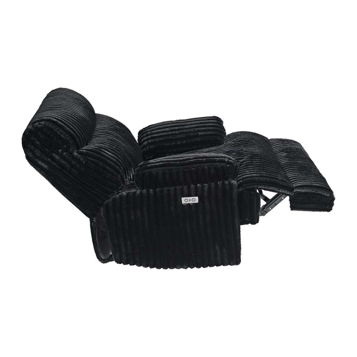 Admiral Power Motion Recliner in Masis Black by Elements International, view 4
