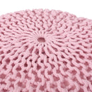 Belle - Modern Knitted Cotton Round Pouf