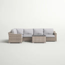Stylish Sofa Seating Group With Cushions Perfect For Outdoor Gatherings