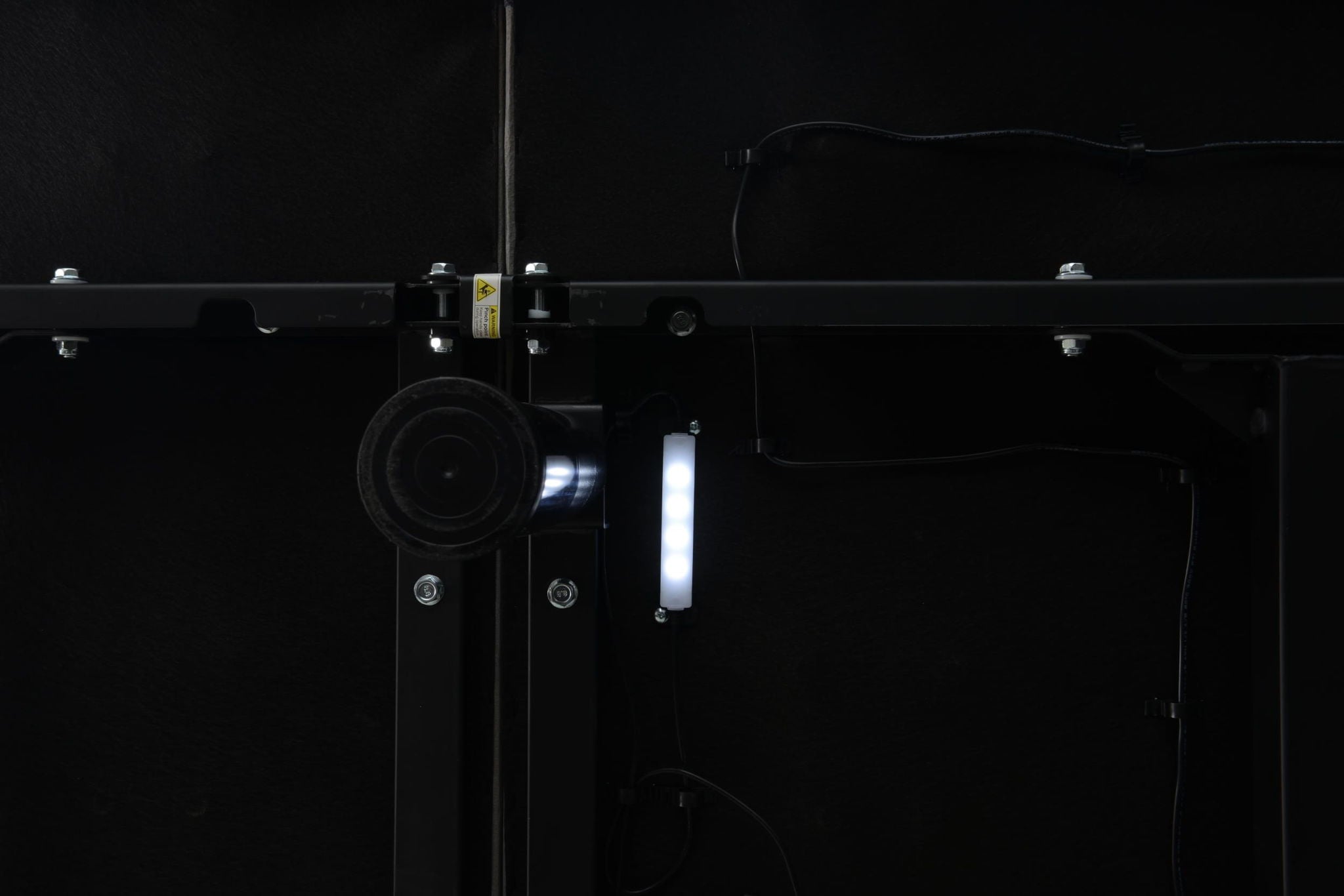 Negan Full Adjustable Bed Base Grey and Black