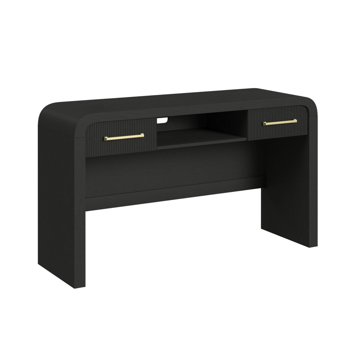 Ridgemont Dressing Table in Black by Elements International, view 3