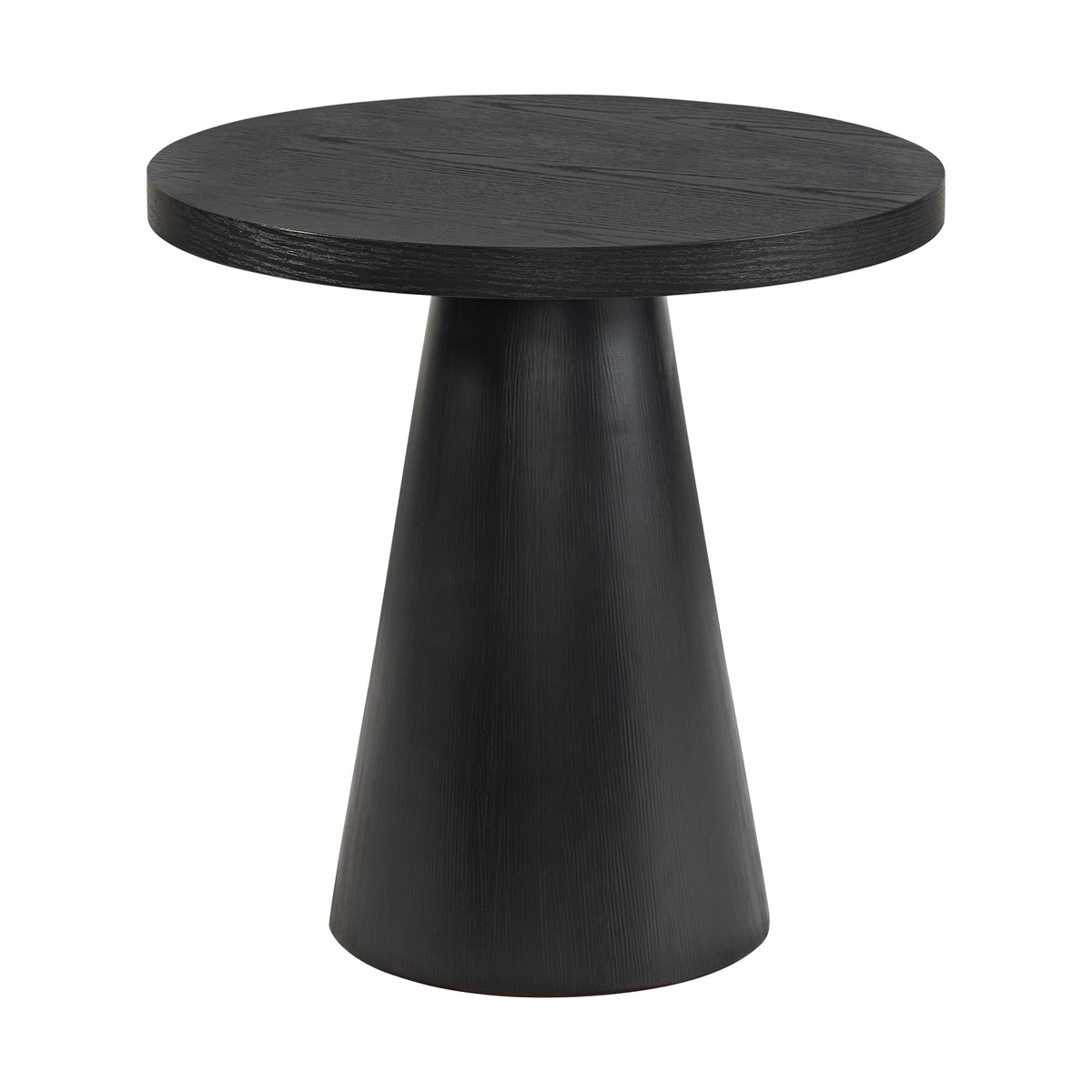 Portland End Table in Black by Elements International, view 2