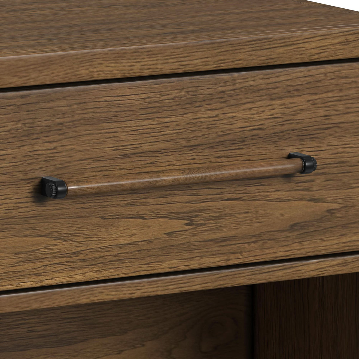 Glinda Nightstand With USBC in Brown by Elements International, view 3