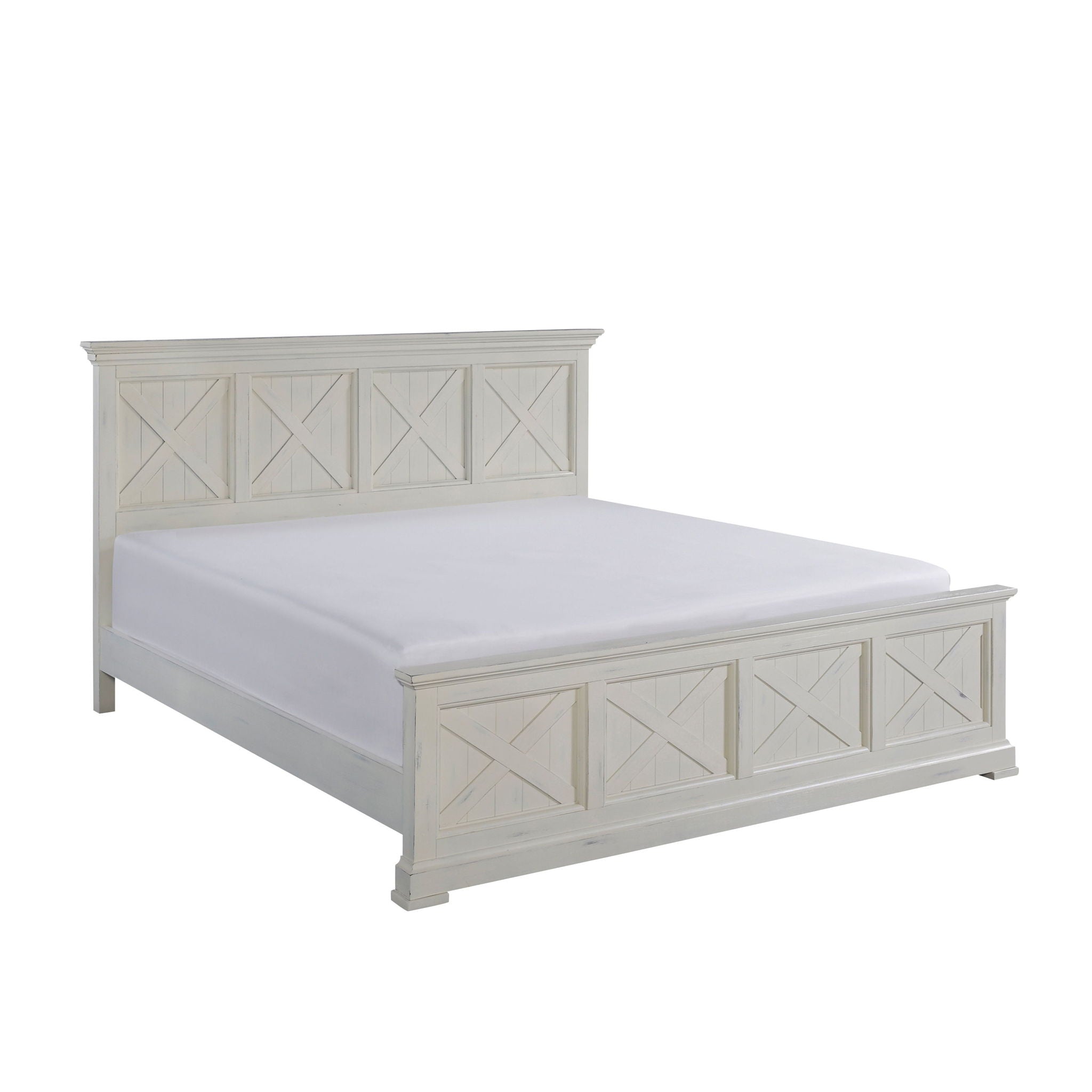 Seaside Lodge - King Bed - White