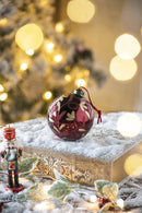 Christmas Ball Glass Decorative Hanging Ball Christmas Tree Ornaments, For Holiday Party Decorations
