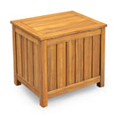 Portside - Wooden Deck Box 30 Gallons Storage Bench - Teak