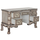 Dresden - Vanity Desk - Vintage Bone White - Atlantic Fine Furniture Inc