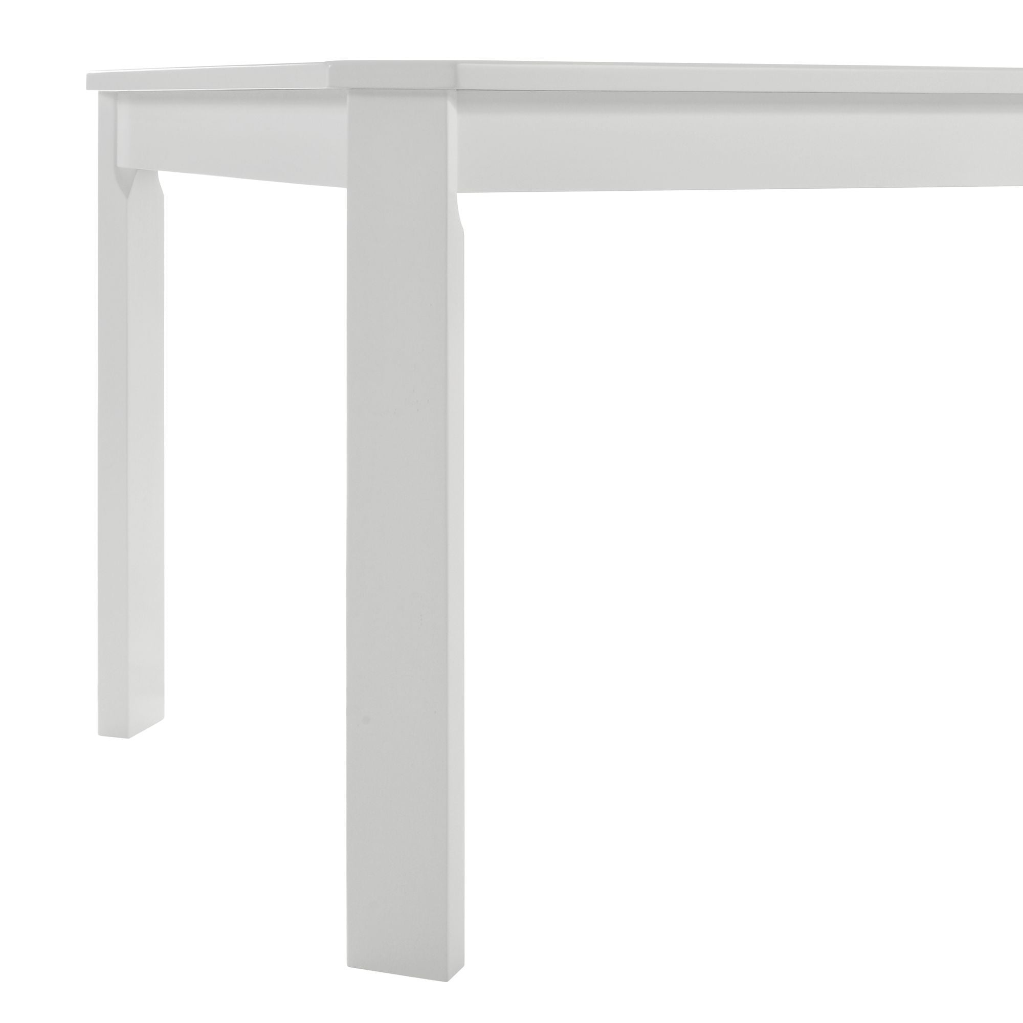 Travis Youth - 5 Piece Dining Set With Table And 4 Chairs - White - Atlantic Fine Furniture Melbourne FL