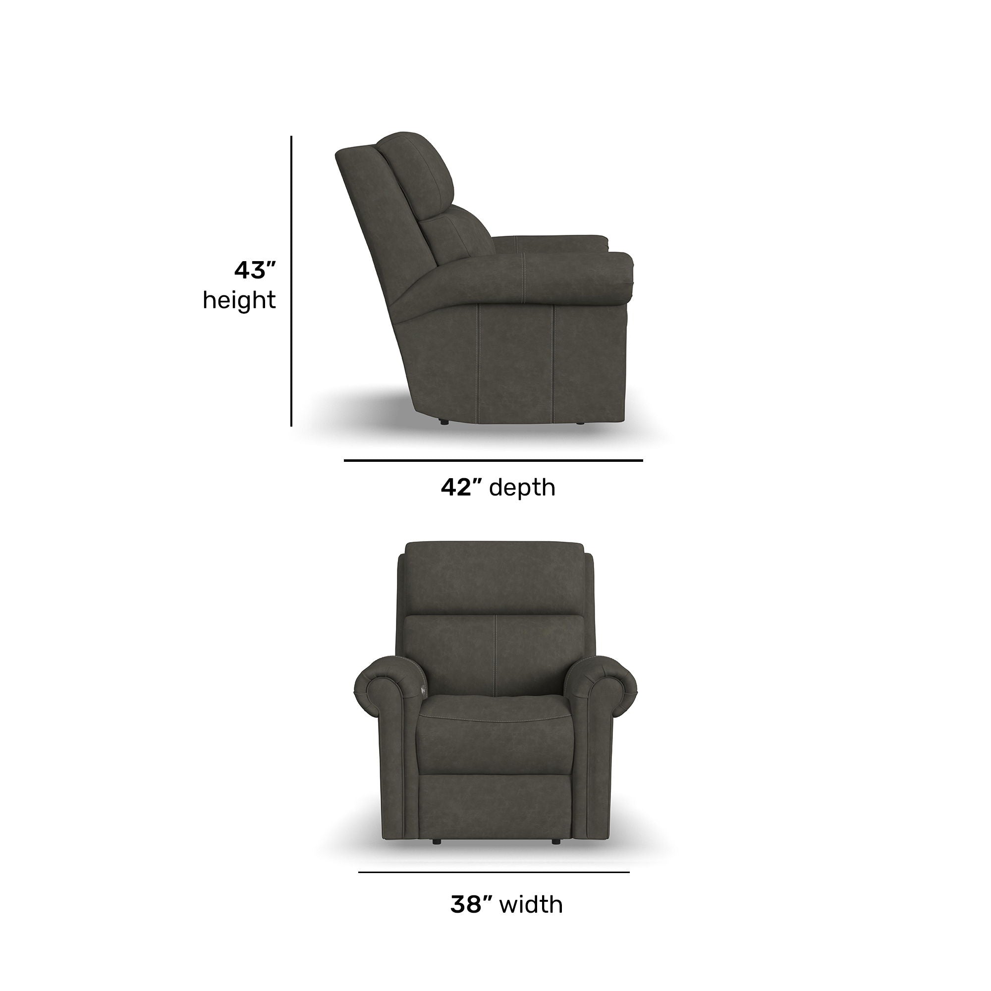 Bernard - Power Recliner With Power Headrest & Lumbar
