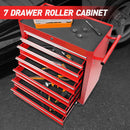 7 Drawer Rolling Tool Chest With Wheels, Multifunctional Tool Box And Storage