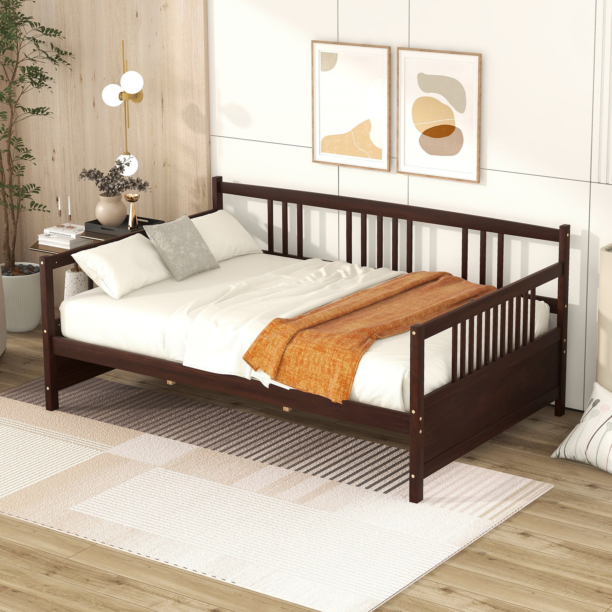 Full Size Daybed with Support Legs, Espresso ( OLD SKU: WF191900AAP) - Atlantic Fine Furniture Melbourne FL