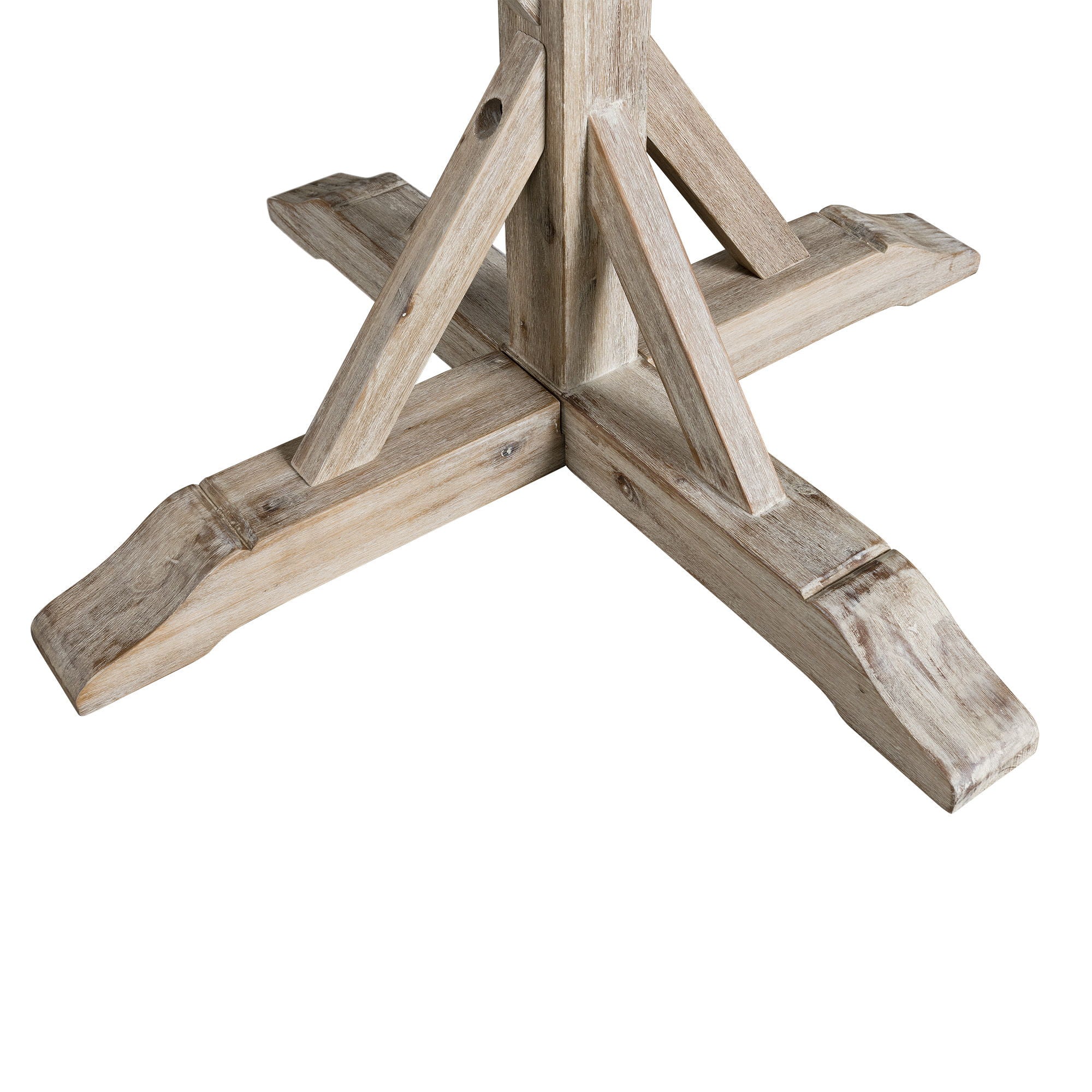 Callista - Round Standard Height 5 Piece Dining Set (Table And Four Chairs) - Beach