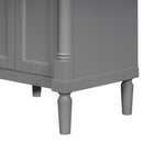 Bathroom Vanity With Top Sink, 2-Tier Modern Bathroom Storage Cabinet