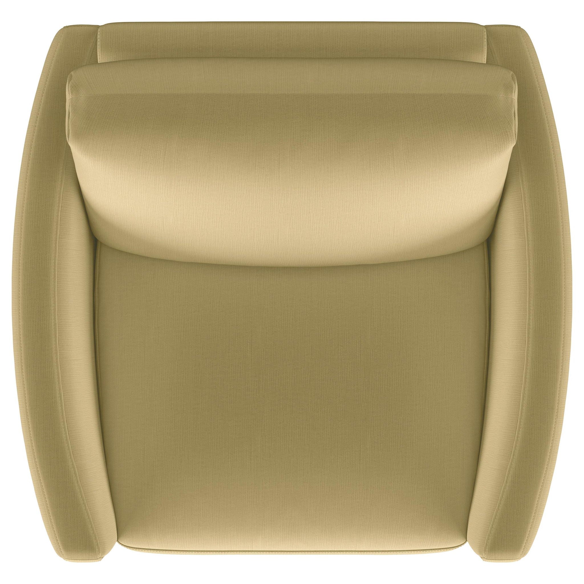 Corliss Upholstered Curved Track Arm Chair Camel - Atlantic Fine Furniture Melbourne FL