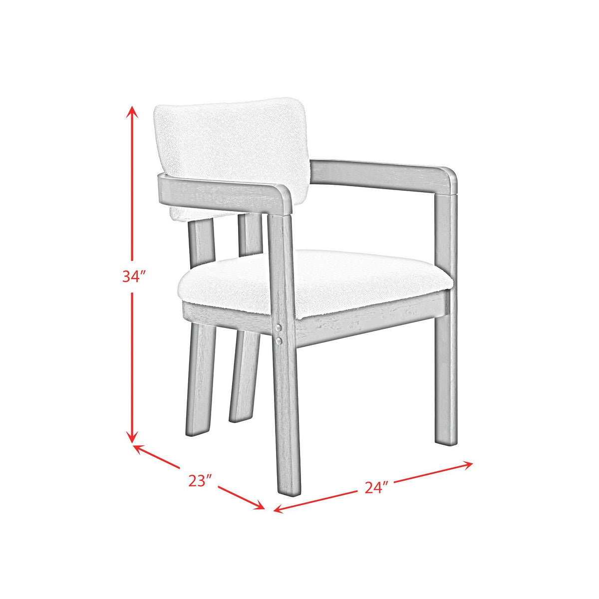 Portland - Arm Chair (Set of 2) - Black