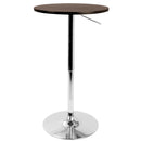 Mason - 3 Piece Swivel Mid Century Modern Counter Height Dining Set With Adjustable Table
